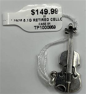 James Avery Retired Violin Charm